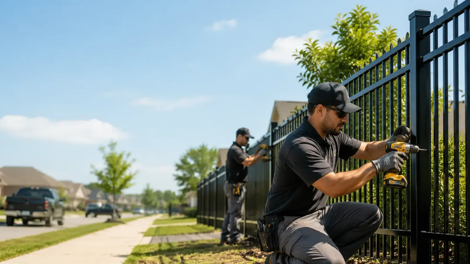 Metal Fence Installation in Hinton, OK